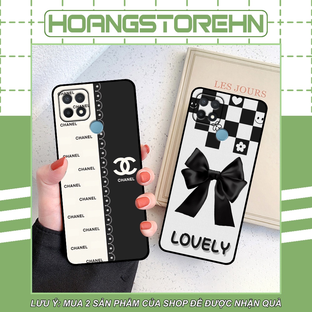 Ốp Oppo A15 / A15s in họa tiết hoa, thương hiệu đẹp