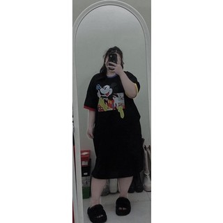 ( 70-110kg ) ĐẦM SUÔNG MICKEY BIGSIZE - ảnh thật