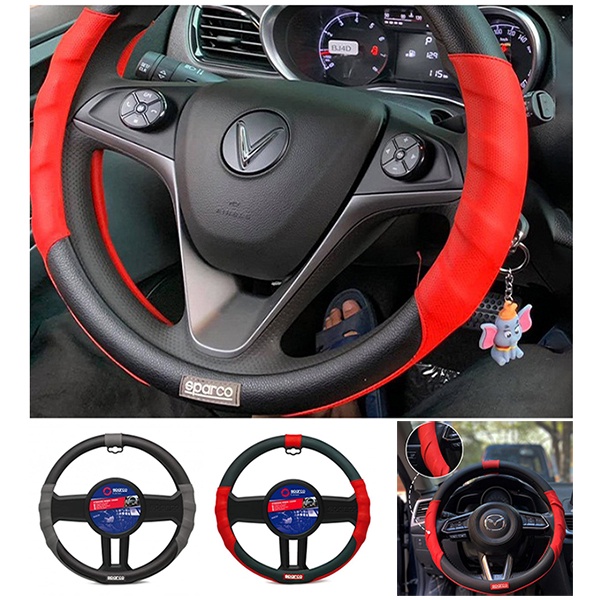 Bọc Vô Lăng Sparco Italia Cao Cấp Tăng Độ Thẩm Mỹ Tạo Cảm Giác Lái Thoải Mái Giúp Lái Xe Tự Tin An Toàn | BigBuy360 - bigbuy360.vn