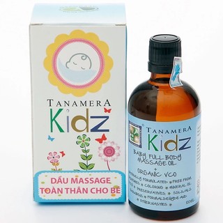 Dầu massage toàn thân cho bé Tanamera 100ml