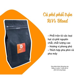 CÀ PHÊ PHỐI TRỘN BLEND 3 ROBUSTA 7 ARABICA RIV COFFEE - 250GR / 500GR / 1KG