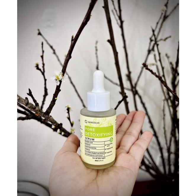 Serum detox Trẻ Hoá Da từ Mandelic acid Skinsolve Pore Detoxifying