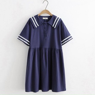 Đầm babydoll thuỷ thủ đáng yêu
