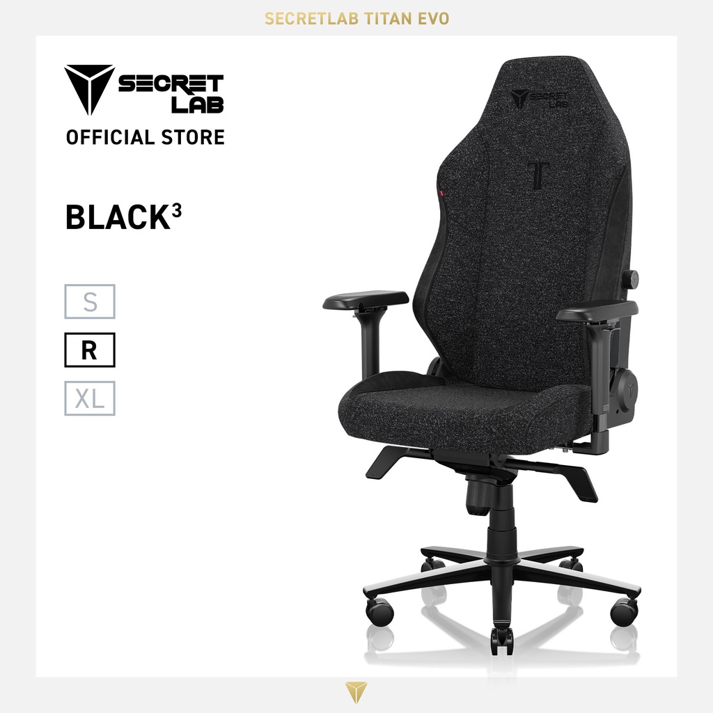 Ghế Chơi Game Secretlab TITAN Evo Vải SoftWeave™ Plus—Black³