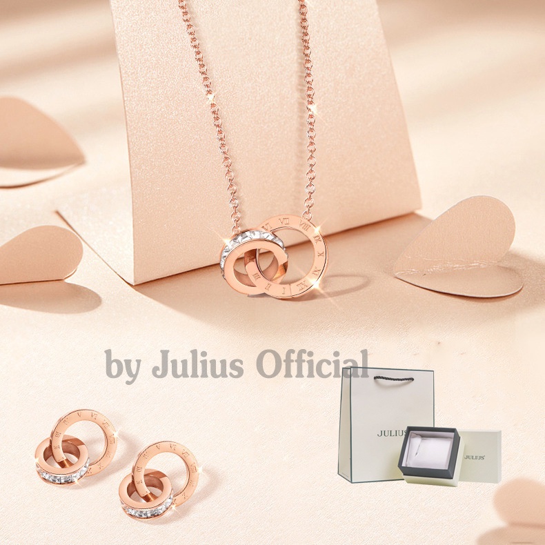 [Julius Official] Combo Julius nữ đồng hồ JA-1364 + bộ phụ kiện