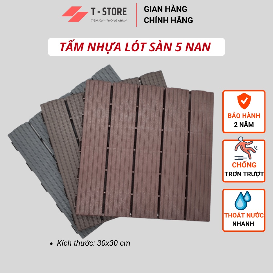 Thảm nhựa trải sàn MHI - chuyên dụng cho sàn ban công, nhà tắm, bể bơi, sân vườn, trang trí quán cafe