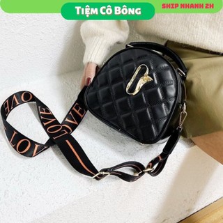 Túi da đeo chéo dáng thoi cao cấp M.Jacob