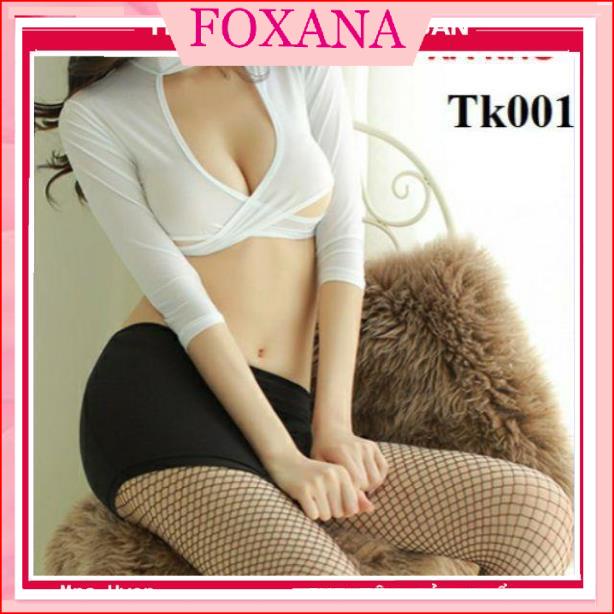 Bộ đồ ngủ cosplay nữ thư kí, tiếp viên, Po-lice gợi cảm, sexy nóng bỏng xuyên thấu- tk001, TK002