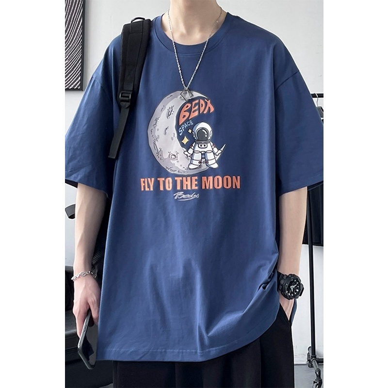 Khẩu trang vải poli dùng cho ÁO THUN TAY LỠ FLYTOTHEMOON UNISEX NAM NỮ MÀU XANH