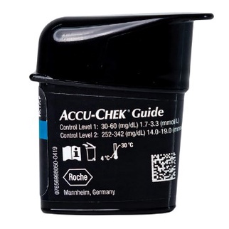 HỘP 25 QUE THỬ ACCUCHEK GUIDE CÓ TEM CHÍNH HÃNG