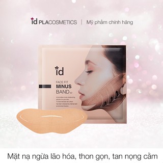 Mặt nạ nâng cơ Face Fit Minus Band ID Placosmetics tan nọng vùng hàm Hộp 4 Miếng