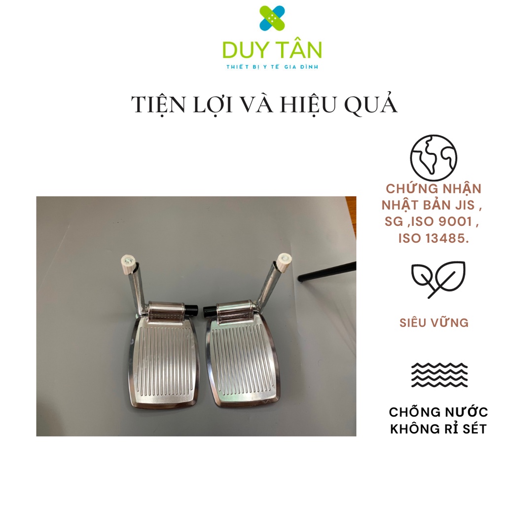 Cụm gác chân xe lăn