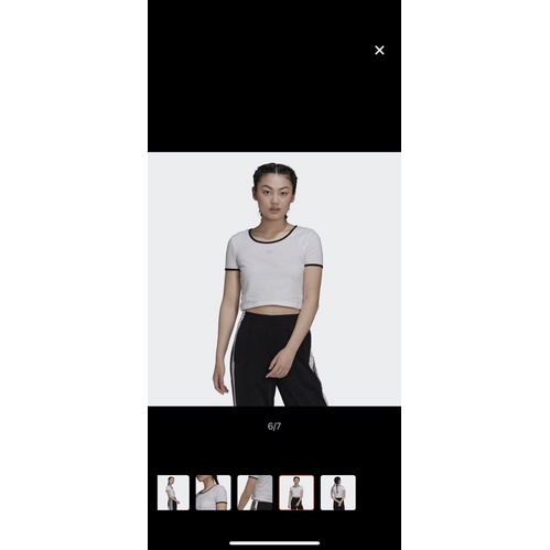 Áo thun dáng lửng adidas chính hãng