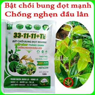 Phân bón lá vi lượng 33-11-11+te gói 100gr