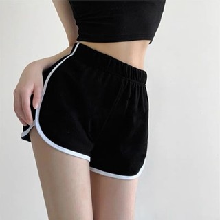 Quần short đùi nữ kẻ sọc tập gym thể thao cực đẹp và dễ thương, Quần ngủ chất cotton mềm mại thoáng mát STYLEY Q001