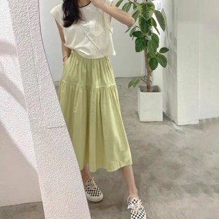 Chân Váy Lụa Gân Ulzang Hàng QC