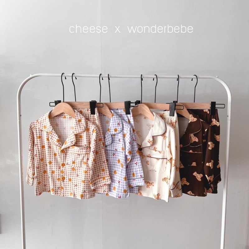 BỘ PAJAMAS BỐN MÙA CHO BÉ- CHẤT COTTON MÁT MỊN