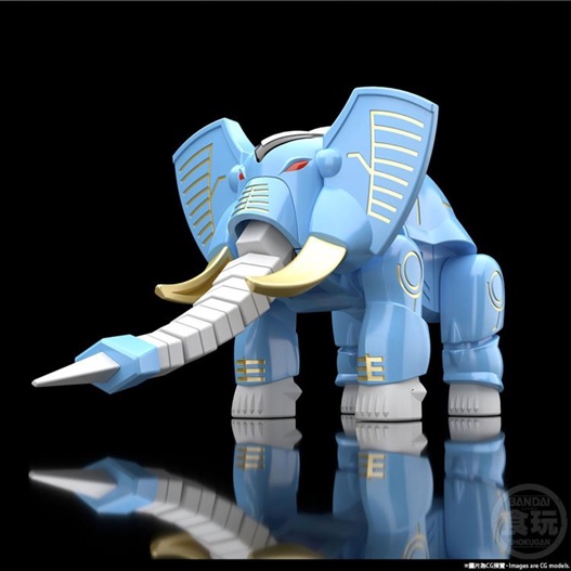 Mô Hình Lắp Ráp Super Mini Pla Hyakujuu Gattai Big Lion + Voi