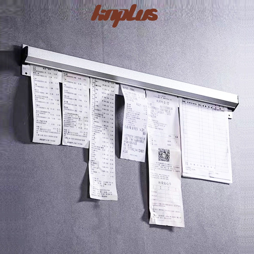 Thanh Kẹp Bill, Order, Oder Hóa Đơn Bằng Inox 304 Đủ Size 15Cm Đến 120Cm Dán Hoặc Bắn Vít Nhiều Màu Và Nhiều Kích Thước