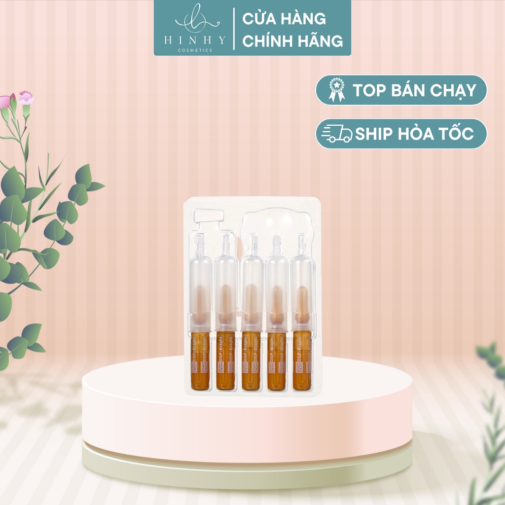 Vỉ 5 Ống Ampoule 2ml MartiDerm Dưỡng Sáng Đều Màu Da, Giảm Đốm Sắc Tố