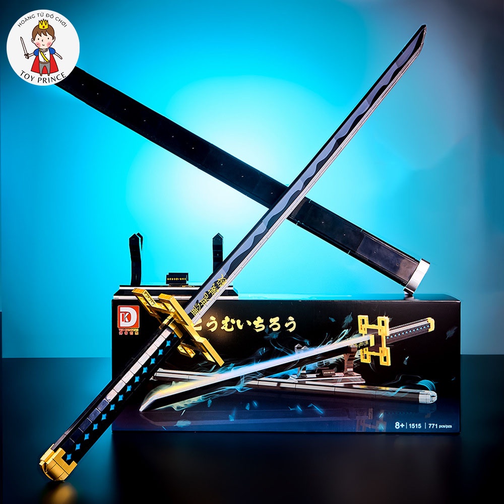 ĐỒ CHƠI LẮP RÁP MÔ HÌNH KIẾM HÀ TRỤ TOKITOU MUICHIROU TRONG KIMETSU NO YAIBA ANIME DK1515 VỚI 771PCS