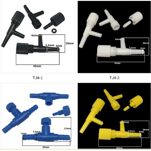 Van Chia Khí, Van Tăng Giảm Khí Oxy Dùng Cho Bể Cá Cảnh, Bể Thủy Sinh