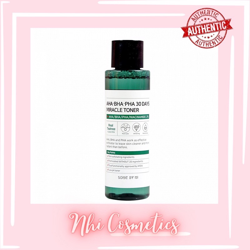 TONER  AHA-BHA-PHA 30 DAYS SOMEBYMI MIRACLE