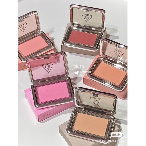 Có sẵn đủ màu - Phấn Má Hồng 3CE 1 màu Face Blush