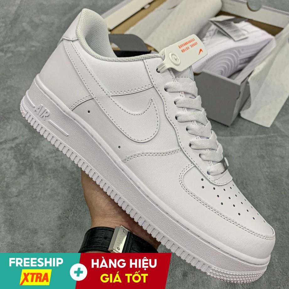 Giày _Nike Air Force 1, giày AF1 trắng đế Air bản cao cấp full box bill Siêu HOT