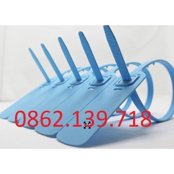 Seal niêm phong nhựa dẹt  30cm /Dây rút niêm phong nhựa 30cm /kẹp chì