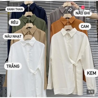 Áo sơ mi mặc 2 kiểu khuy chéo by Samhyewear
