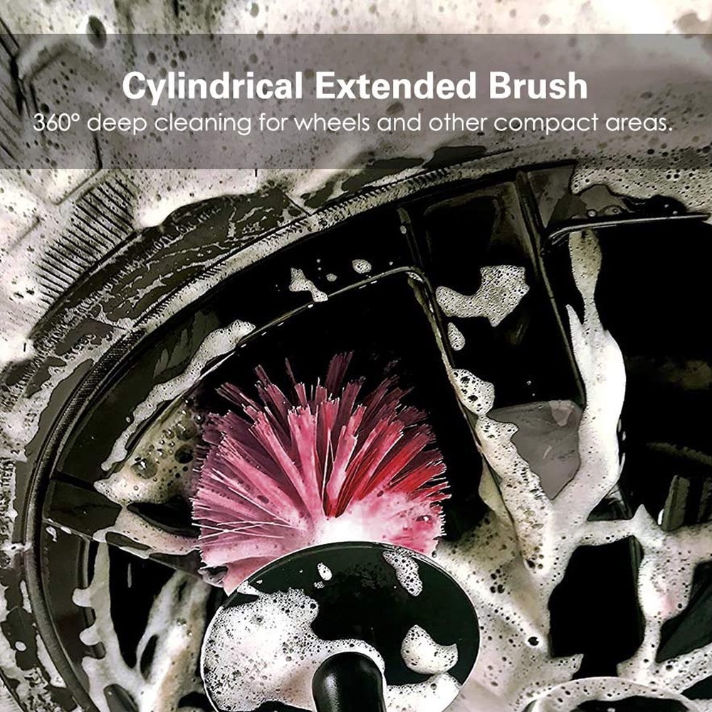 Bàn Chải Vệ Sinh Lốp Xe Hơi / Xe Máy Đa Năng Tiện Dụng