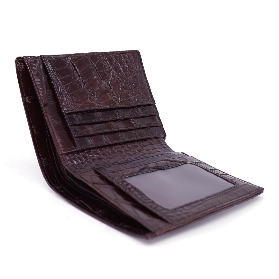 Ví Nam Da Cá Sấu Hai Mặt Dáng Đứng 2DO LEATHER Da V202 Kích Thước  Quà Tặng Cho Người Thân, Sang Trọng