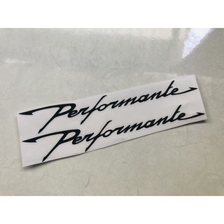 Cặp Chữ Performace Đen Decal