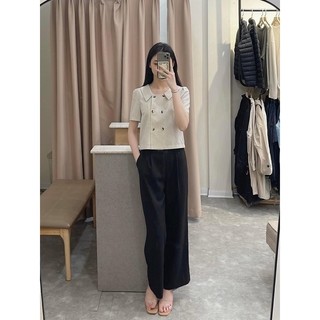 Áo sơ mi cổ sen caro