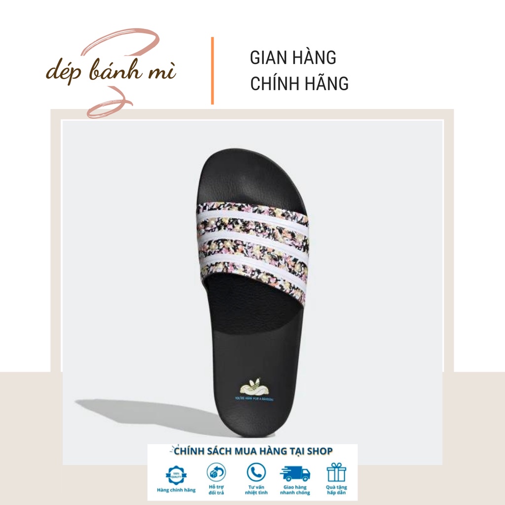 Dép bánh mì adidas nam nữ -HR0096