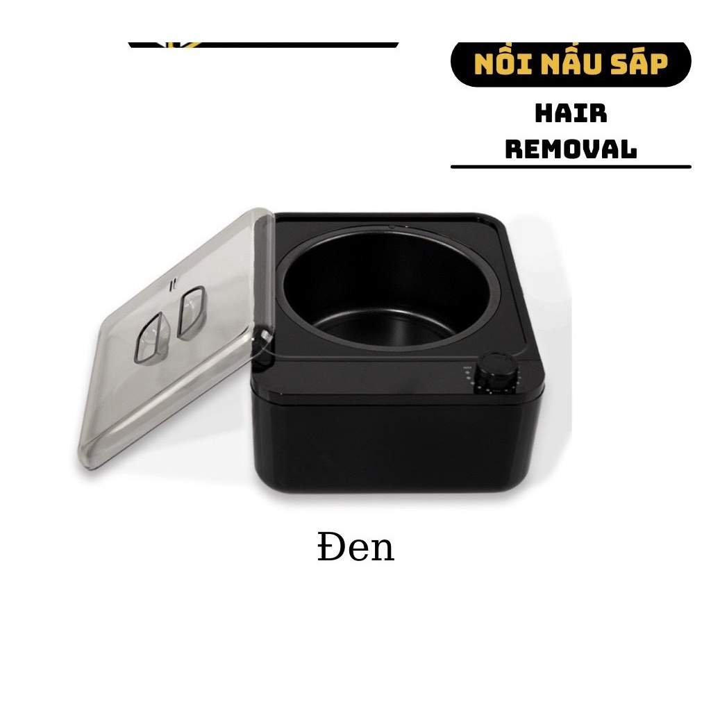 Nồi Nấu Sáp Cao Cấp Wax Hạt Đậu Chống Dính - Bộ Nồi Đun Sáp Nóng Chảy Wax Lông HAIR REMOVAL