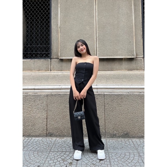 Áo gile nữ cúp ngực áo ống croset phong cách Hàn Quốc Helen top