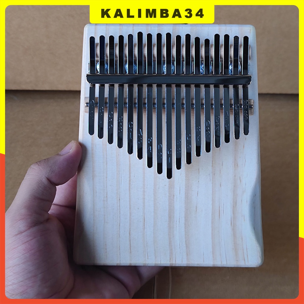 Đàn kalimba 17 phím, 21 phím cơ bản KL34 Tone C, Tone B, Kalimba giá rẻ cho người mới tập chơi tặng đầy đủ phụ kiện