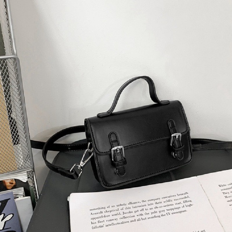 Túi đeo chéo nam nữ da PU cao cấp, túi xách mini phong cách Hàn quốc, dáng unisex hình hộp chữ nhật, mẫu mới nhất 2023