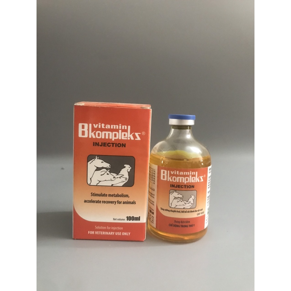 Bcomplex/Bkomplex (100ml) dùng cho chó, mèo, gia súc, gia cầm