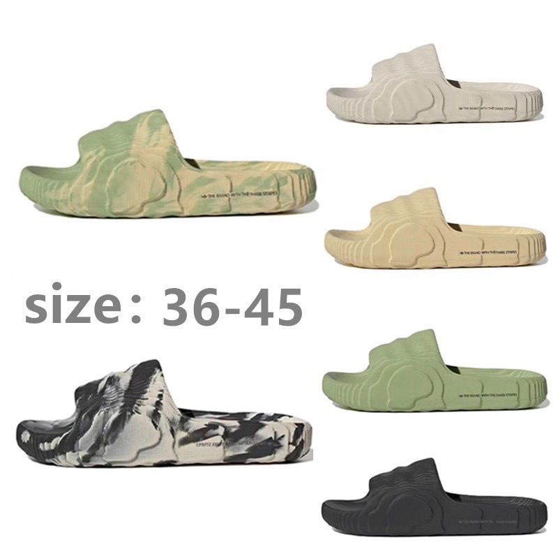Dép Adidas adilette 22 đủ màu nam nữ, dép quai ngang adilette bản 11 full box