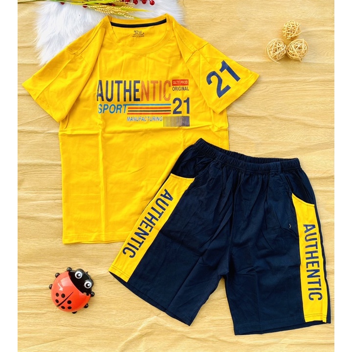 🚗 Bộ cotton hàng shop bé trai 60-75kg