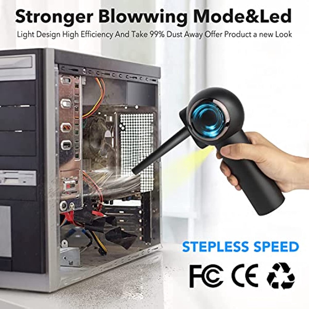 Máy Thổi Bụi Không Dây Chạy Điện 60000RPM