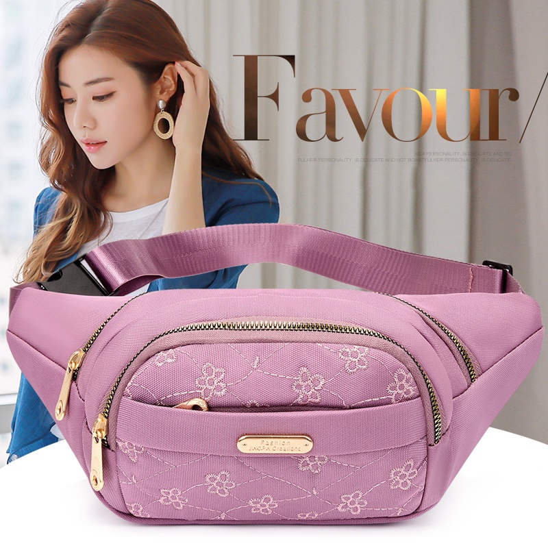 Túi Đeo Hông Đựng Điện Thoại Chống Thấm Nước Đa Năng Phong Cách Hàn Quốc Thời Trang Cho Nữ