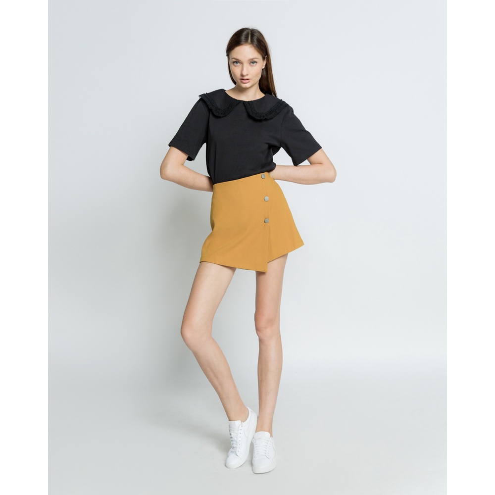 Quần short giả váy xếp chéo nút J-P Fashion 15006603 ST4 CT6