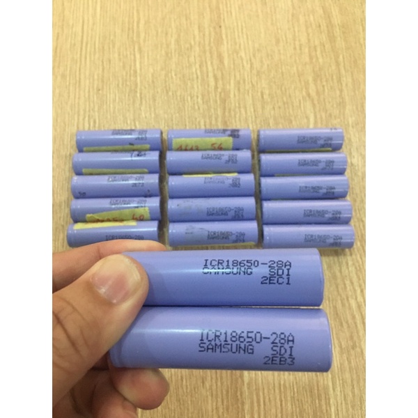 Cell pin Samsung 28A, 30B cũ tháo máy laptop