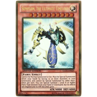 [Thẻ Yugioh] Sephylon, the Ultimate Timelord |EN| Gold Rare