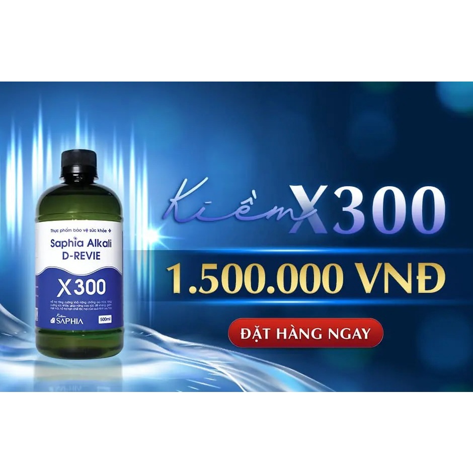 Kiềm Saphia X300 Saphia Alkali D-REVIE X300 - Chai 500ml