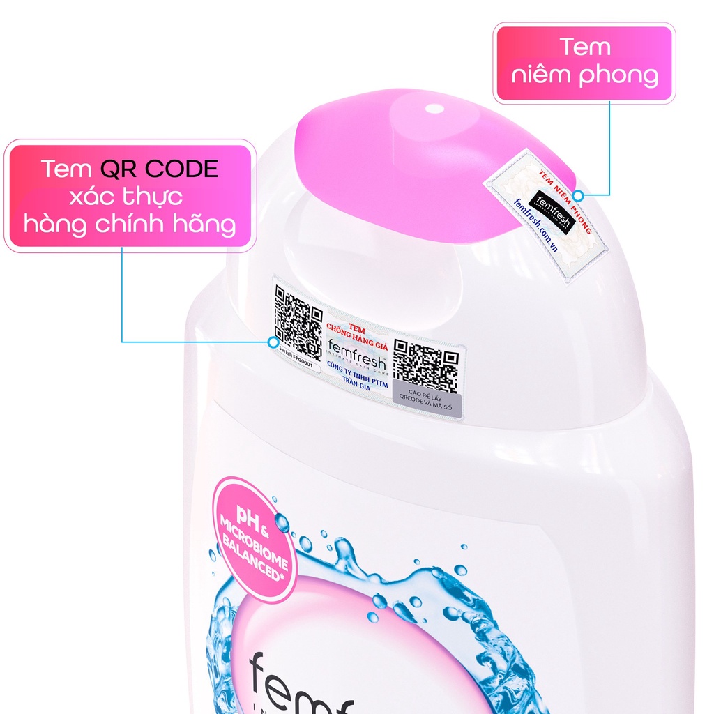 Dung Dịch Vệ Sinh Phụ Nữ Femfresh Soothing Wash - Hỗ Trợ Các Vấn Đề Vùng Kín Giúp Sạch, Thơm 250ML